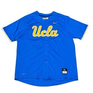 Nike UCLA Bruins Baseball Button Up Jersey Men’s Sz XL
